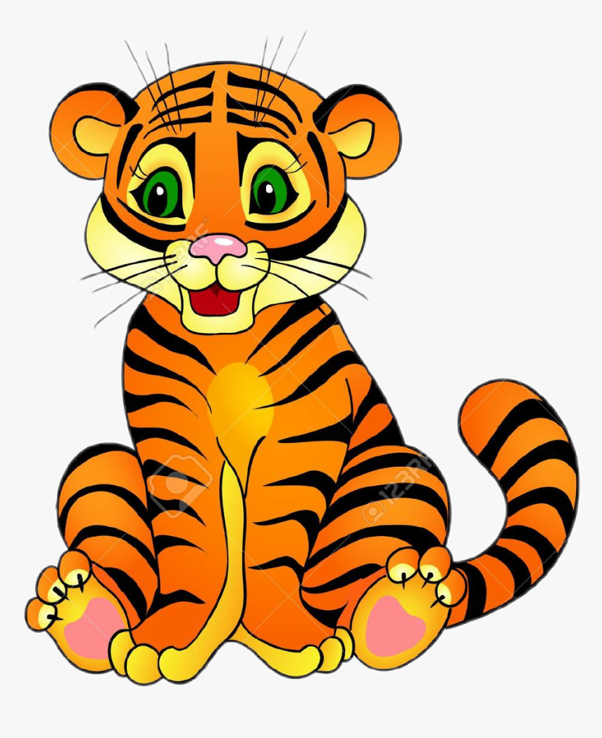 Transparent Baby Tiger Png, Png Download