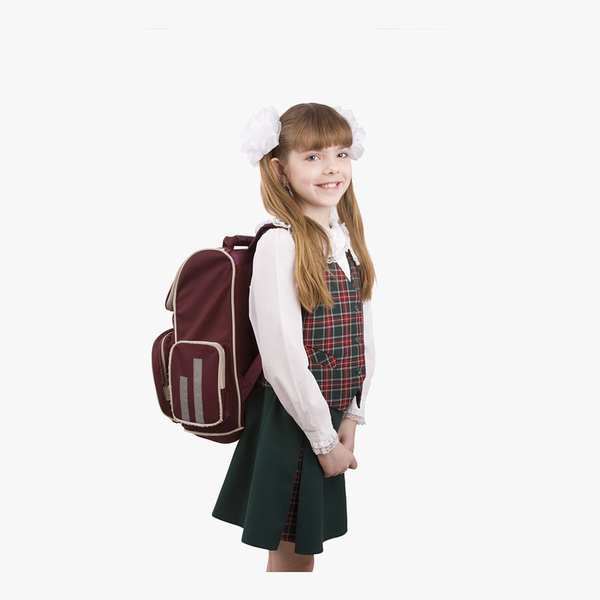 School Girl Png, Transparent Png