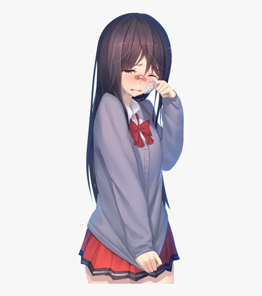 Girl Crying Png, Transparent Png