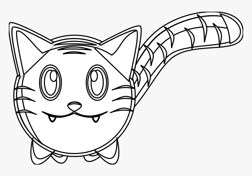 Tigre Tiger Black White Line Art Coloring Sheet Colouring, HD Png Download
