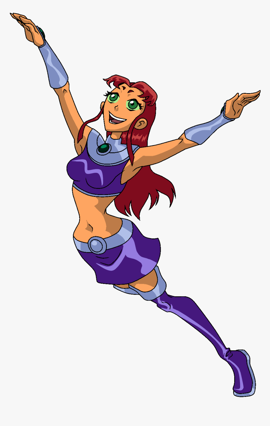 Starfire Superhero Log, HD Png Download