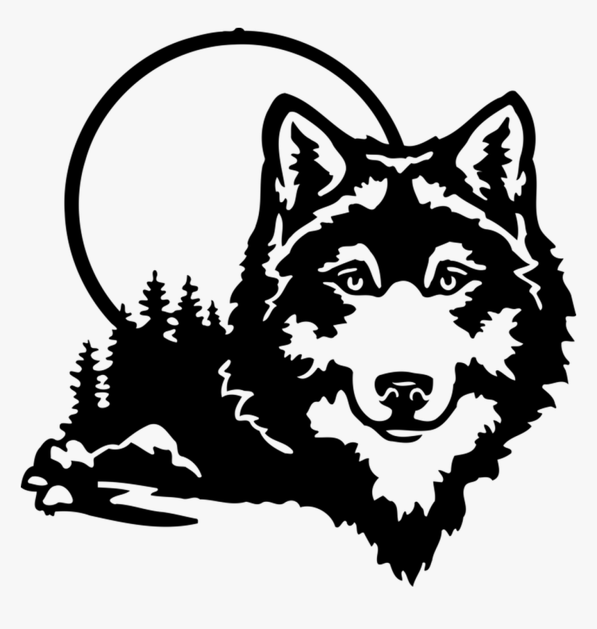 Wolf Art Png, Transparent Png