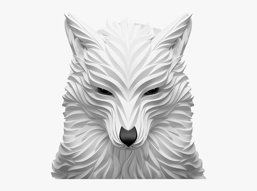 Gray Art Digital Illustration Computer Wolf Graphics, HD Png Download