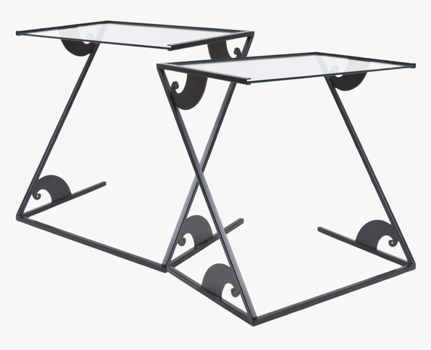 Glass Side Tables By Maroeska Metz, HD Png Download