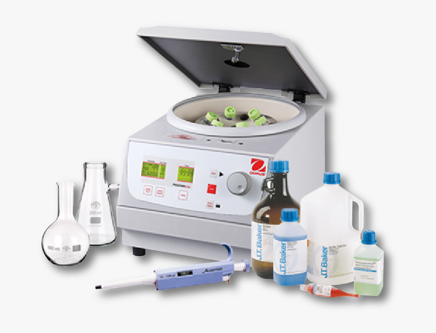A Product Selection Of A Centrifuge, Beaker, Flask,, HD Png Download