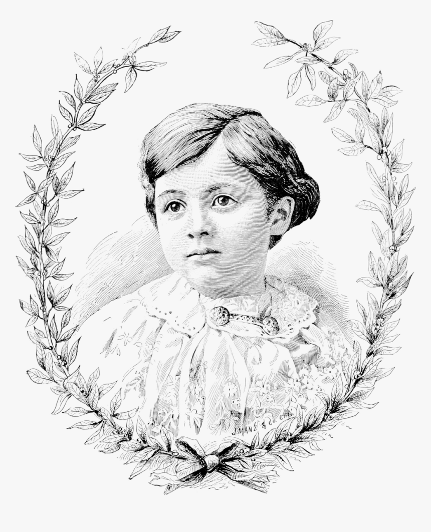 Lulu Eda Parsons Portrait Engraving, HD Png Download