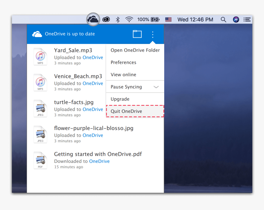 Onedrive Mac Remove, HD Png Download
