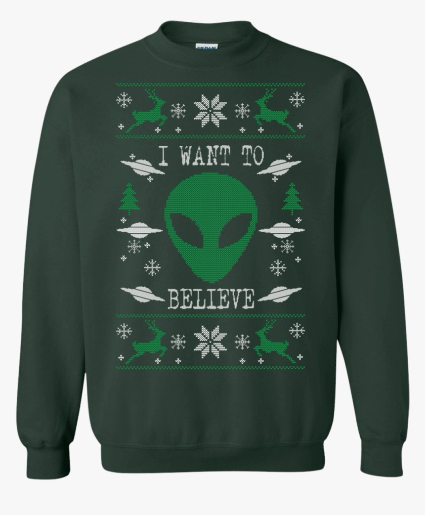 I Want To Believe X-files Ugly Sweater For Christmas, HD Png Download
