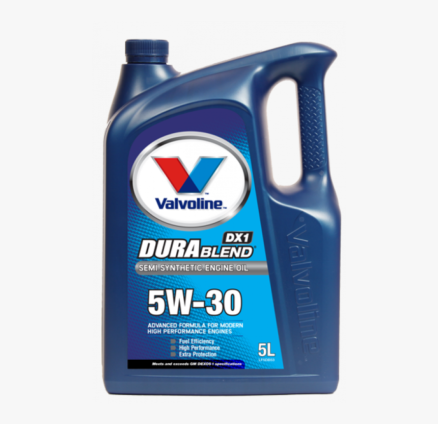 Valvoline Dx-1 Durablend 5w30 Engine Oil 5l, HD Png Download