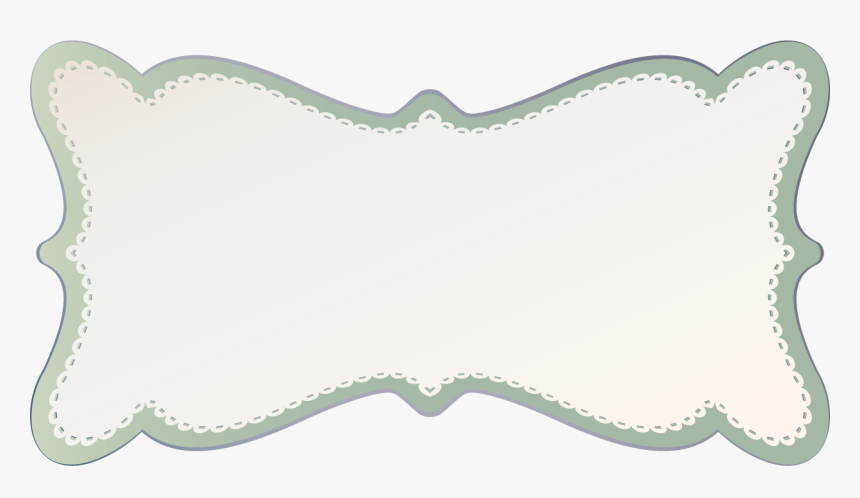 Gray Outline Tray Badge With White Middle, HD Png Download