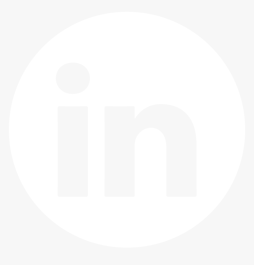Linkedin White Circle, HD Png Download