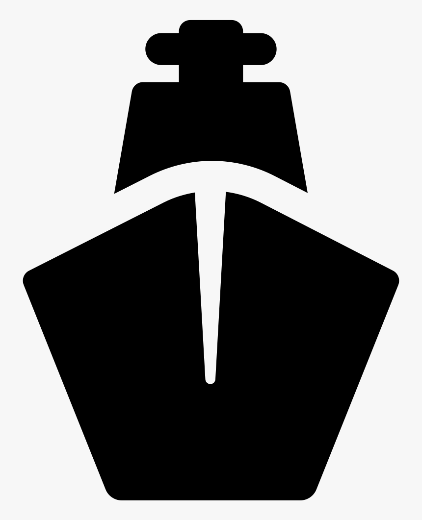 Ship Front View Svg, HD Png Download