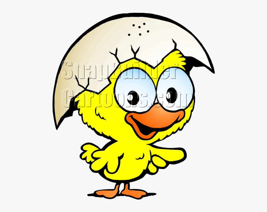 Chicken Hatched Egg Pointing Right, HD Png Download