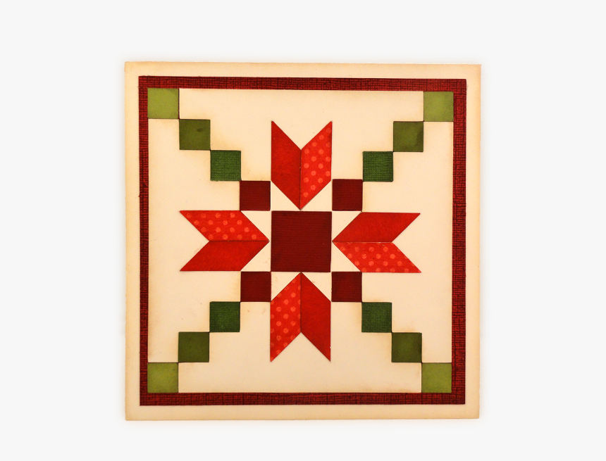 Star Stepping Stones Quilt Card, HD Png Download