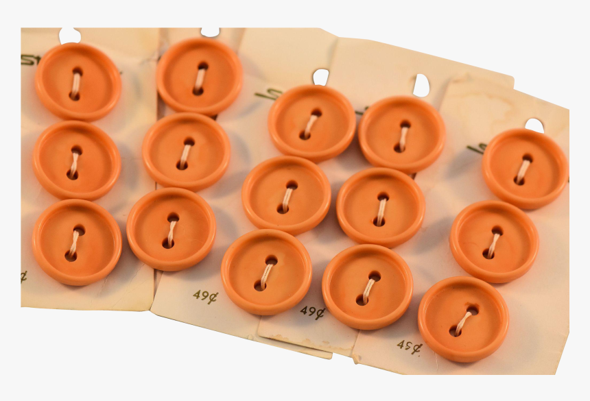Set Of 15 Vintage Streamline Sewing Buttons Mid Century, HD Png Download