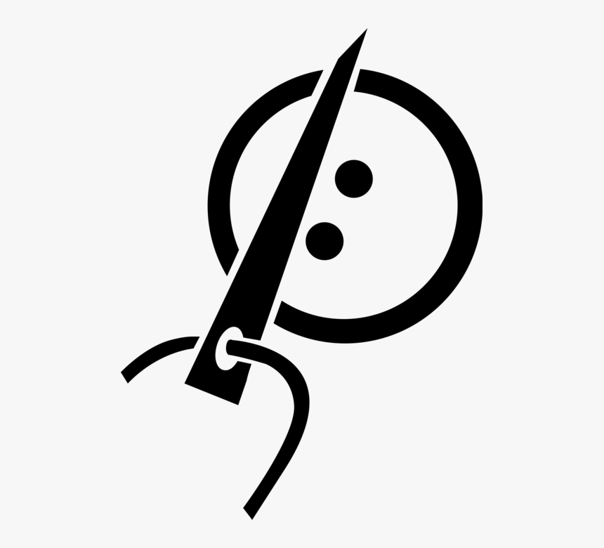 Vector Illustration Of Dressmaker Seamstress Sewing, HD Png Download