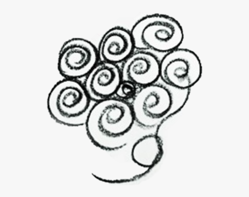 #swirls #sketch #wind #clouds #waves, HD Png Download