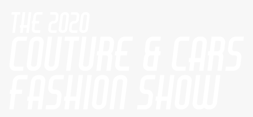 2020 Couture And Cars Fashion Show Logo White-02, HD Png Download