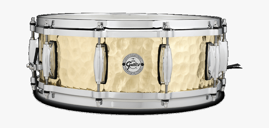 Gretsch Hammered Brass Snare Drum, HD Png Download