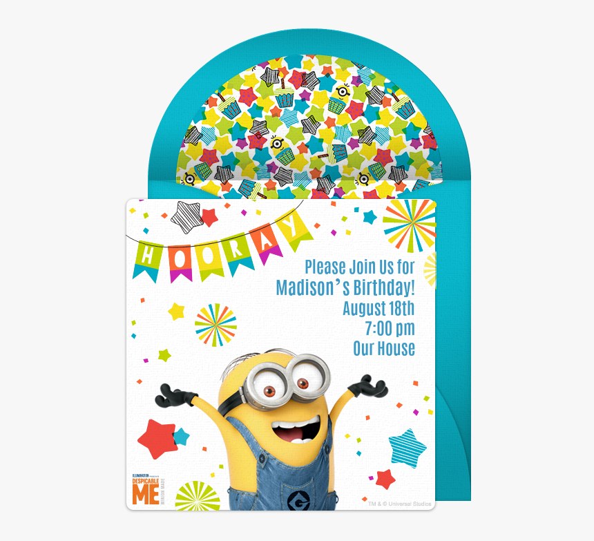 Minions Party Png, Transparent Png