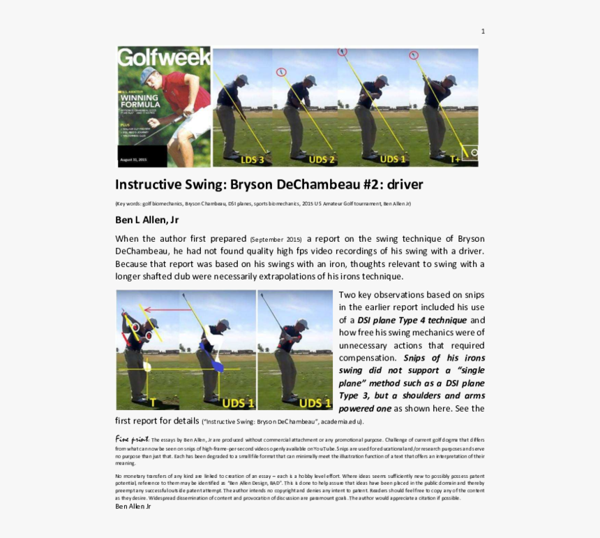 Golf Swing Png, Transparent Png