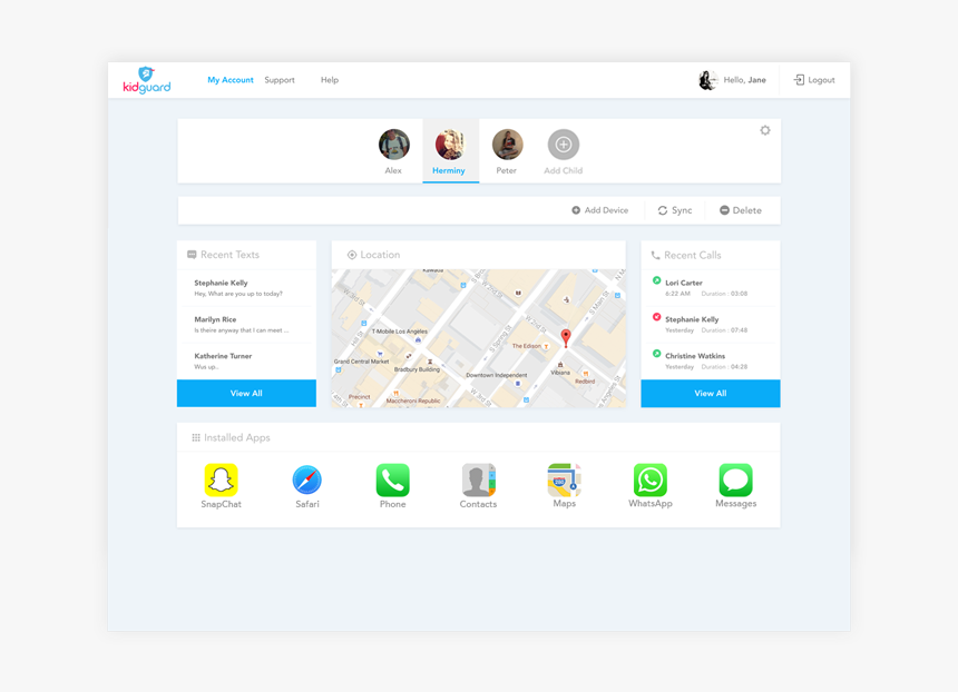 Kidguard Easy To Use Interface, HD Png Download