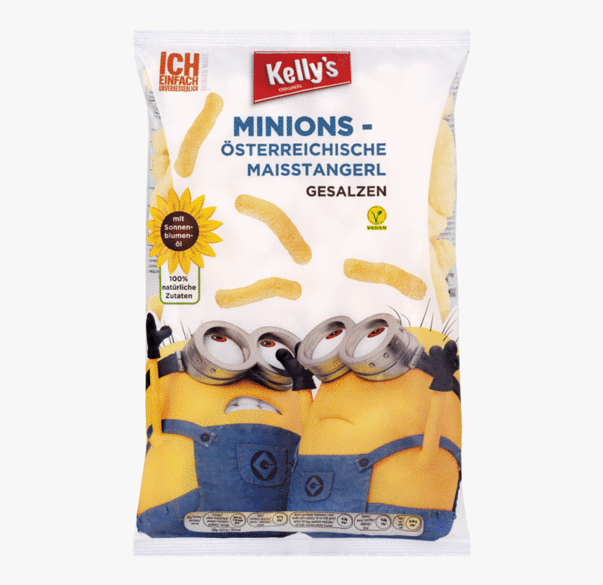 Verpackung Von Kelly S Minions Austrian Corn Sticks, HD Png Download