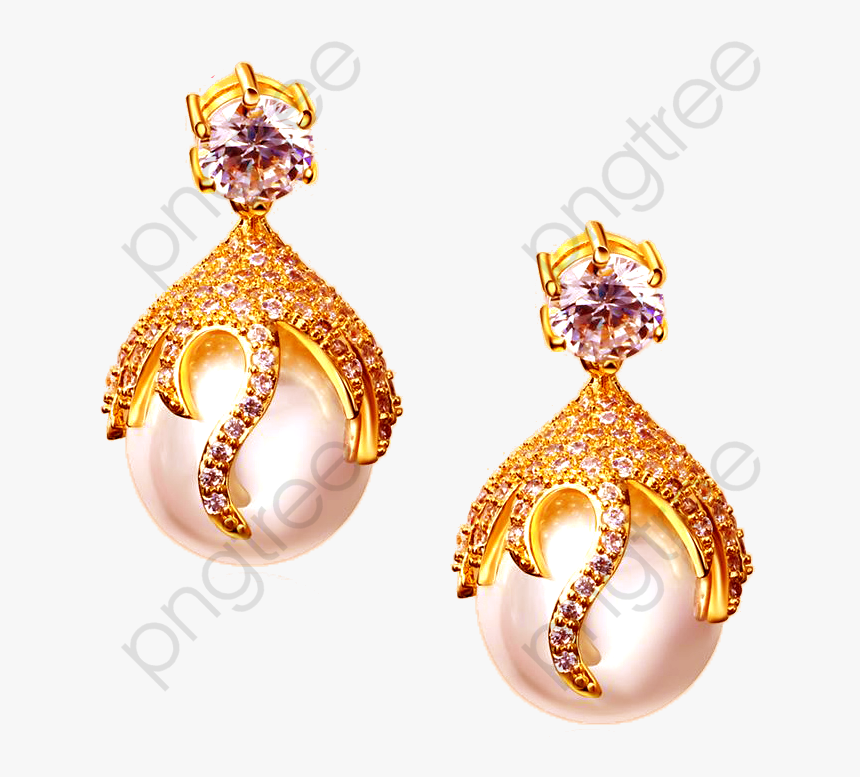 Diamond Earrings Clipart, HD Png Download