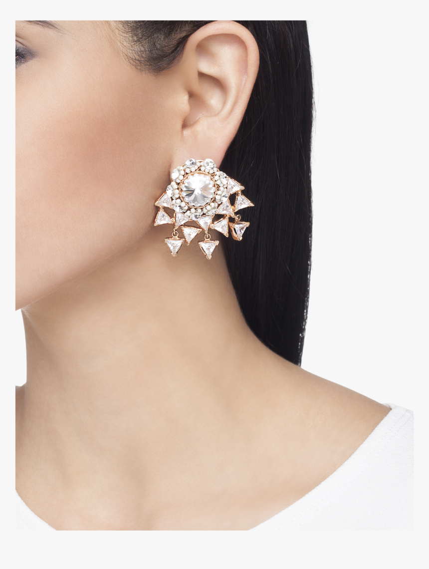 Diamond Earrings Png, Transparent Png
