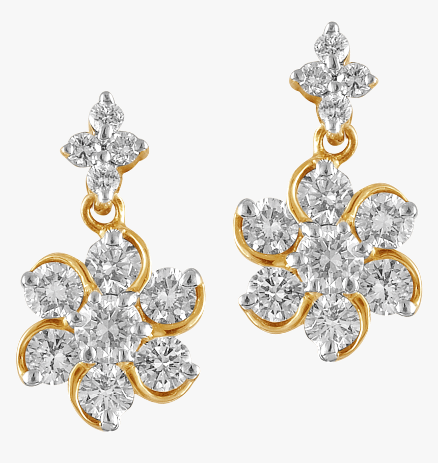 Diamond Earrings Png, Transparent Png