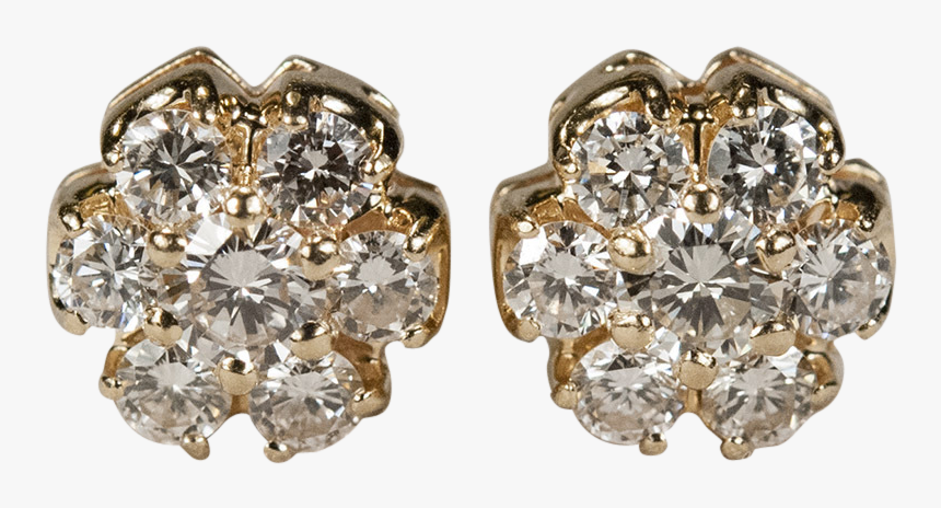 Diamond Earrings Png, Transparent Png