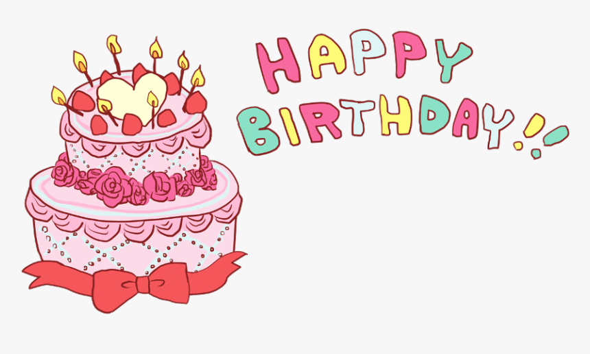 Happybirthday Birthdaycake Freetoedit, HD Png Download