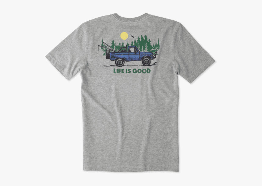 Men S Atv Life Is Good Pocket Crusher Tee, HD Png Download