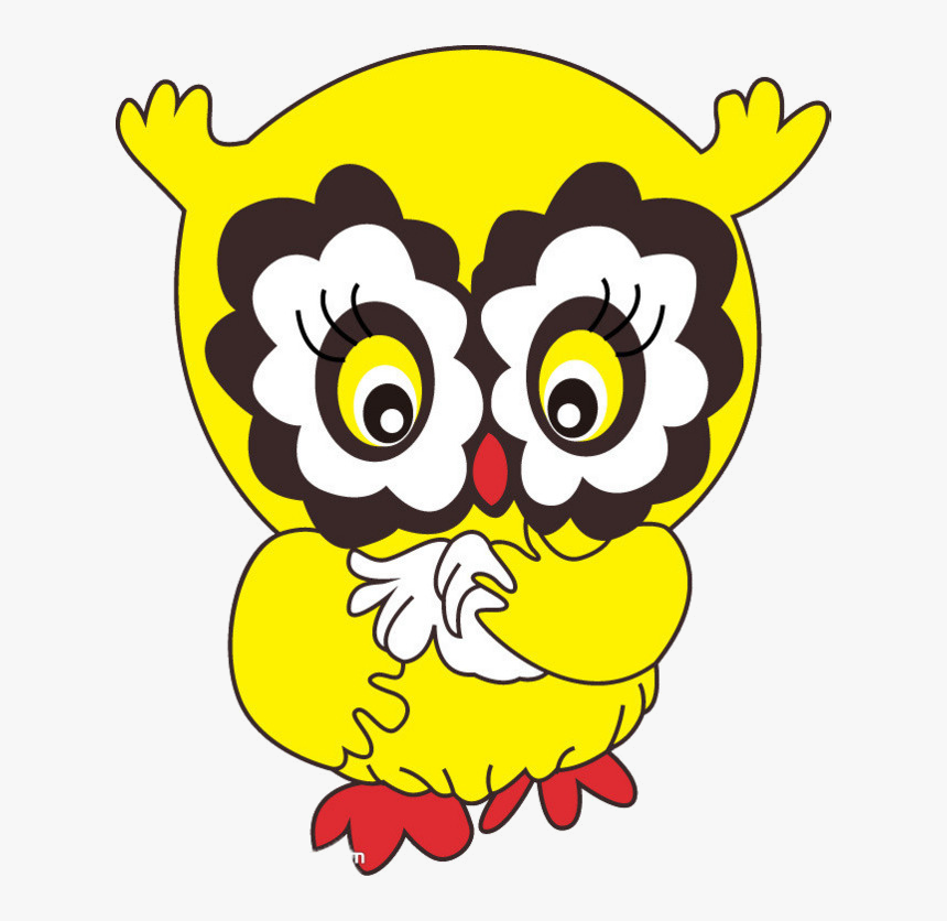 Yellow Owl Clipart Image And For Free Transparent Png, Png Download