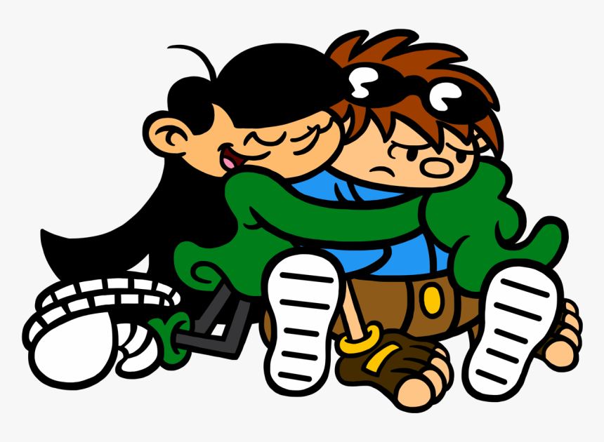 Transparent Hugging Clipart, HD Png Download