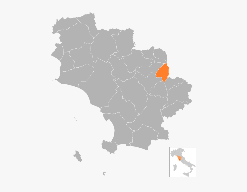 File - Map - It - Grosseto - Santa Fiora - Svg, HD Png Download