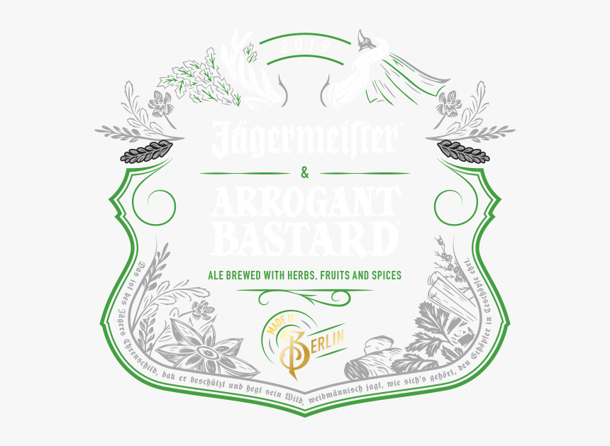 Jägermeister Arrogant Bastard Ale, HD Png Download