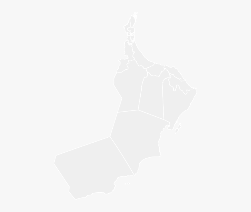 Color Blank Map Of Oman With Statistics, HD Png Download