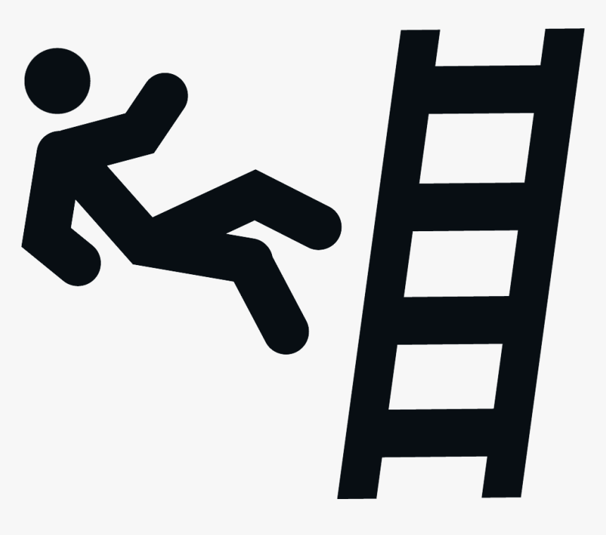 Perfect Ladder Fall Icon Accidental Death And Dismemberment, HD Png Download