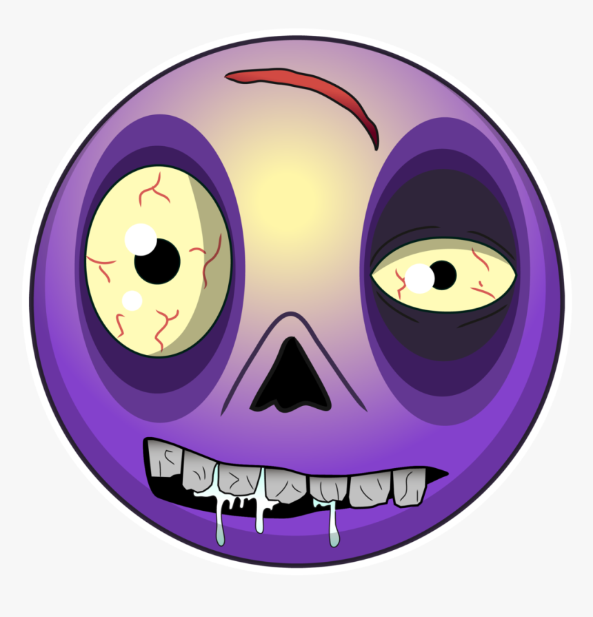 Purple Emoji Png, Transparent Png