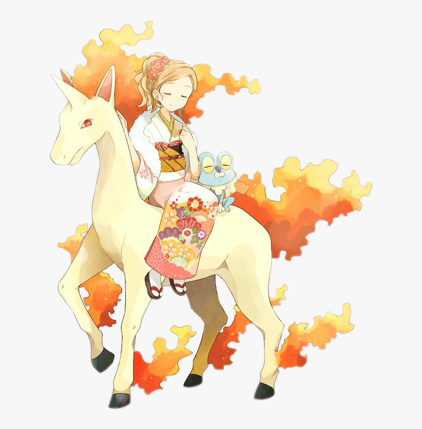 #rapidash #pokémon #unicornio #caballo #fuego, HD Png Download
