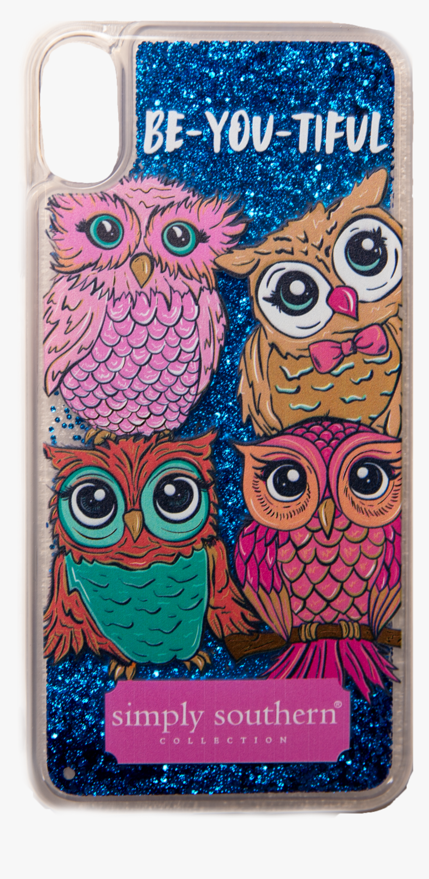 Owl Blue Glitter Phone Case 
 Class Lazyload Lazyload, HD Png Download