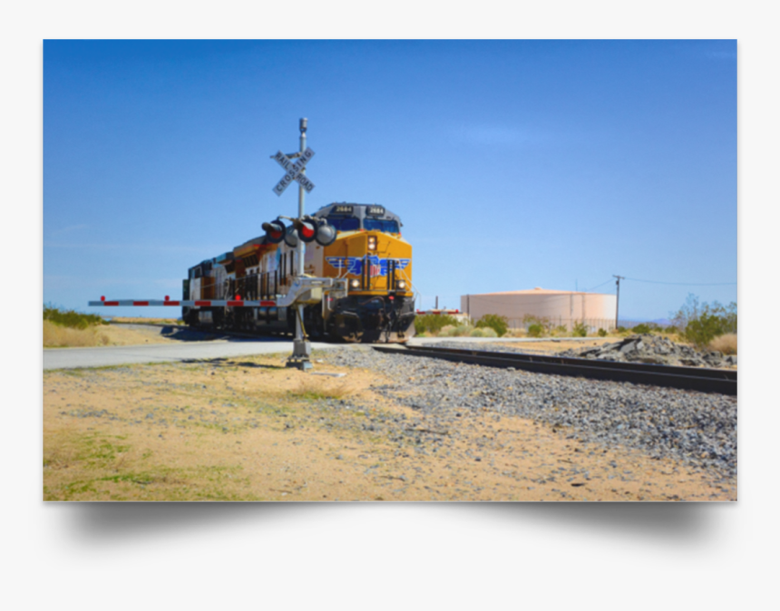 Satin Poster Railroad Crossing, HD Png Download