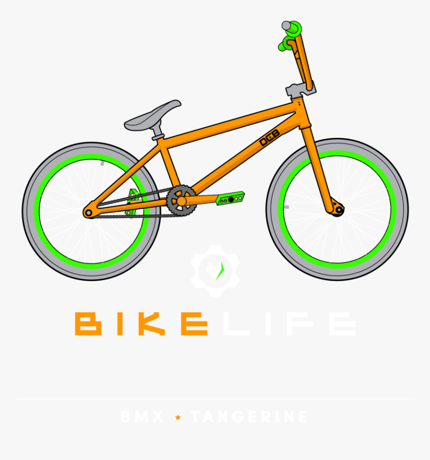 Bike Life Bmx Tangerine Artboard, HD Png Download