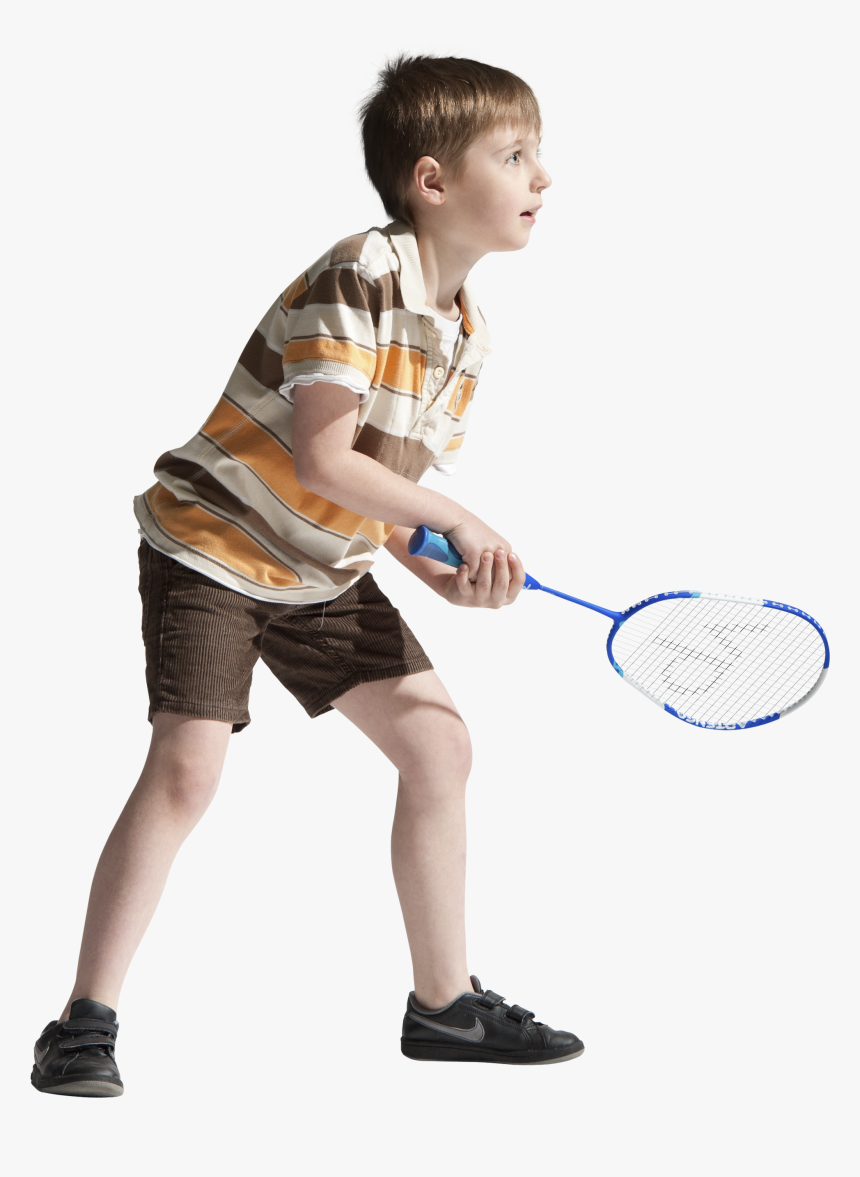 Child Badminton Boy, HD Png Download