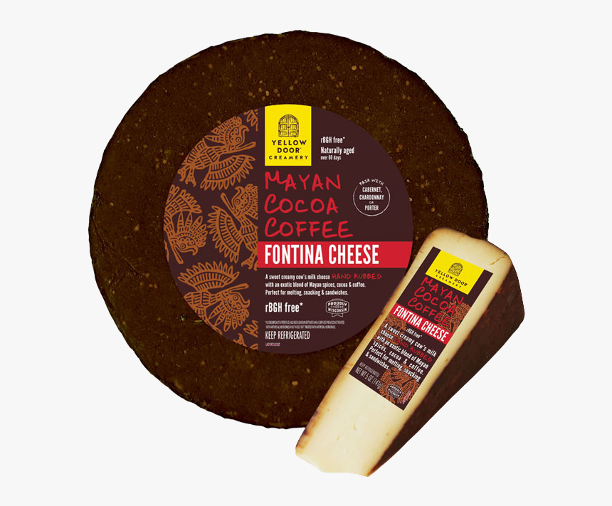 Yellow Door Creamery Rubbed Fontina Myan Cocoa & Coffee, HD Png Download