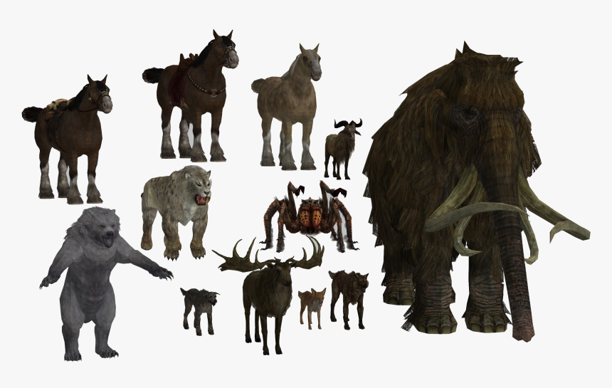 Skyrim Animals By Devildomish-d6n1d0a, HD Png Download