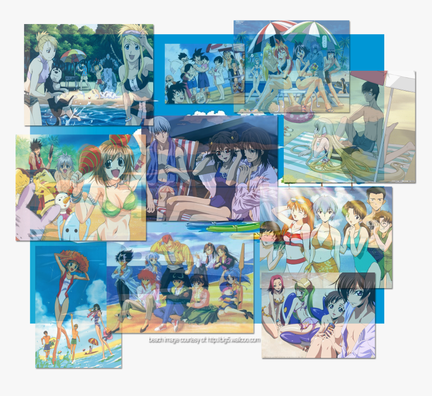 Anime Beach Images, HD Png Download