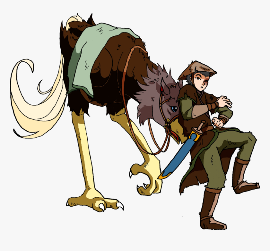 Zuko And Ostrich Horse By Thrumugnyr, HD Png Download