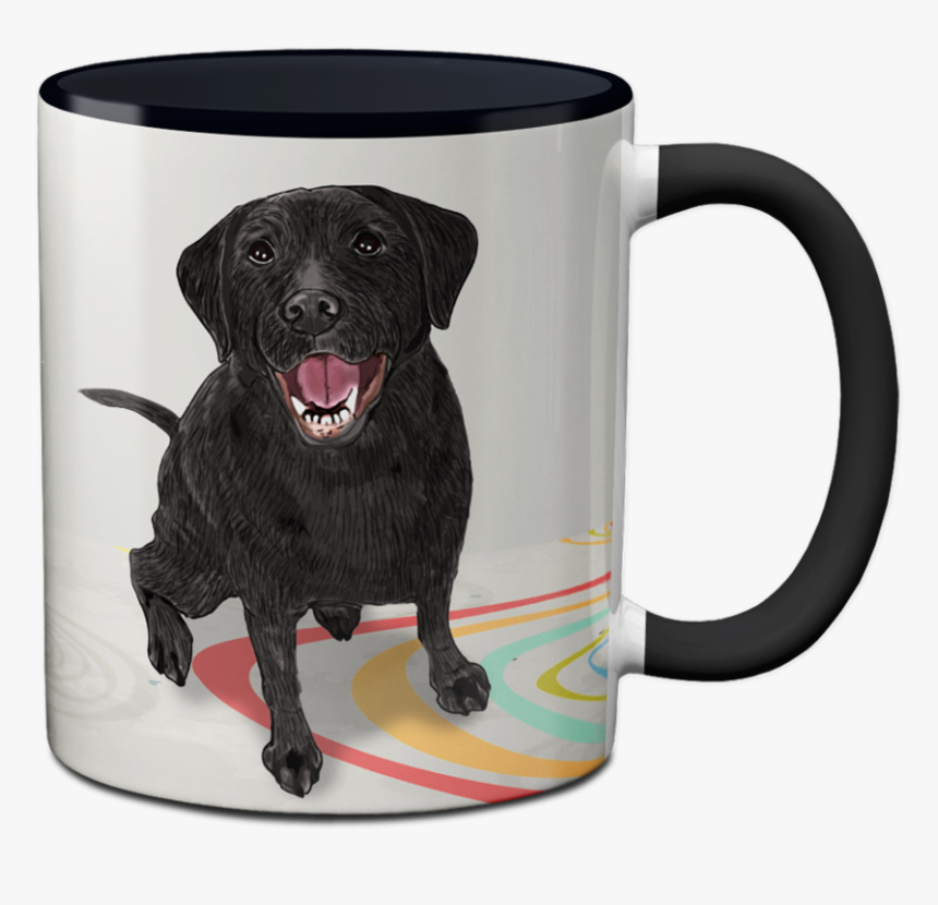 Black Labrador Person Mug By Pithitude, HD Png Download